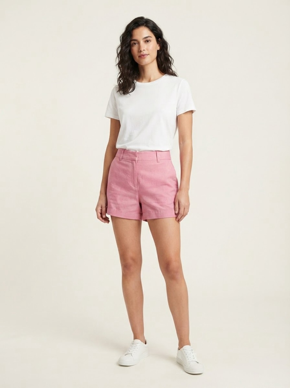 J.Crew Pink Cotton City Fit Chino Shorts - Size 6 - EUC